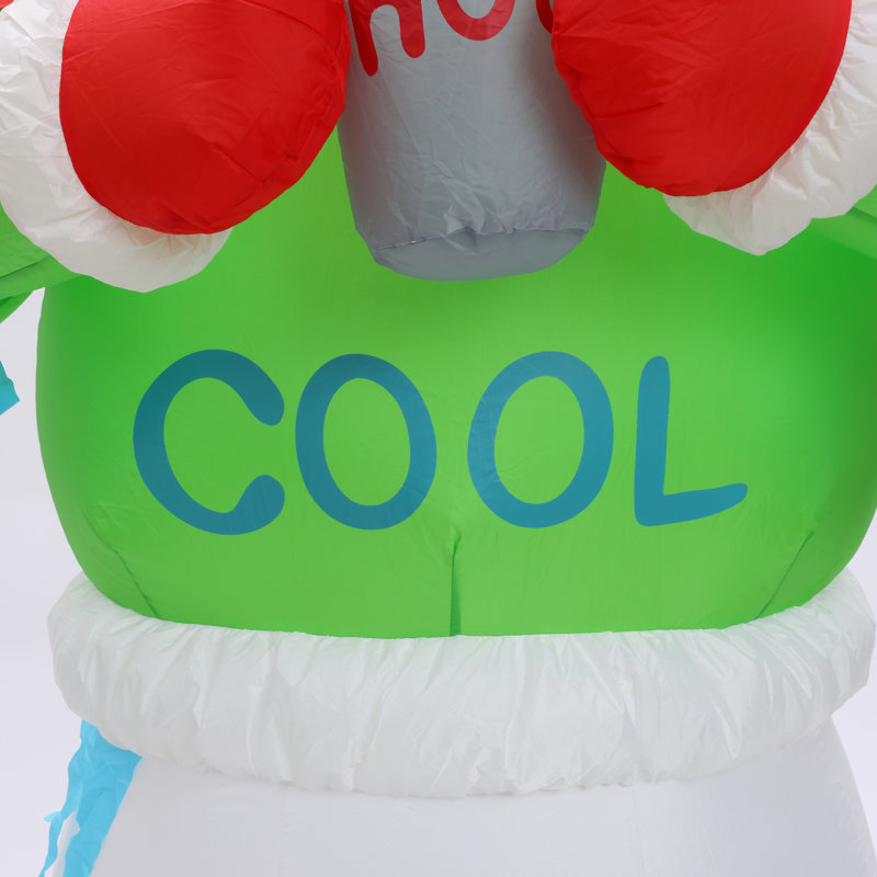 The Holiday Aisle® Shivering Snowman in Ugly Christmas Sweater with LED